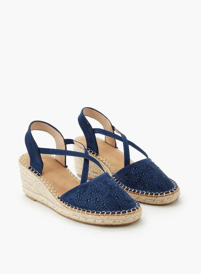 ببرمنة Women Wedge Heel Espadrille Sandals